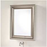 New Brushed Nickel 20" Bernstein Surface Mount Deco Aluminum Mirror Medicine Cabinet by Signature Hardware